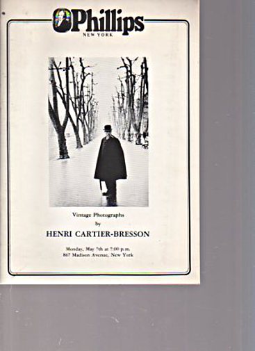 Phillips 1979 Vintage Photographs by Henri Cartier-Bresson