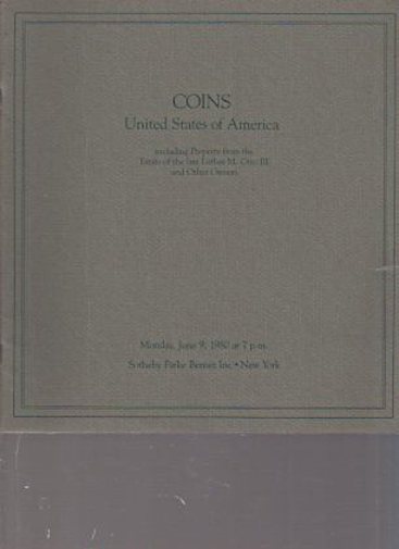 Sothebys 1980 Coins United States of America