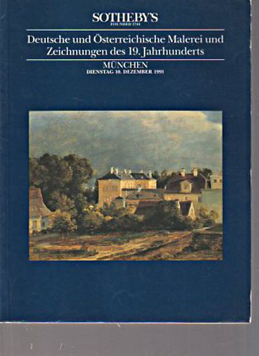 Sothebys 1991 German & Austrian 19th Century Art