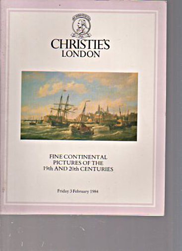 Christies 1984 Fine Continental Pictures 19th & 20th C