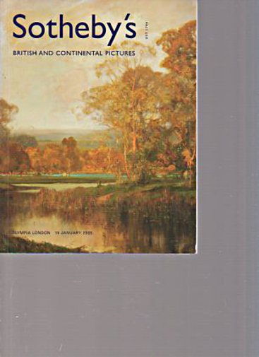 Sothebys January 2005 British & Continental Pictures