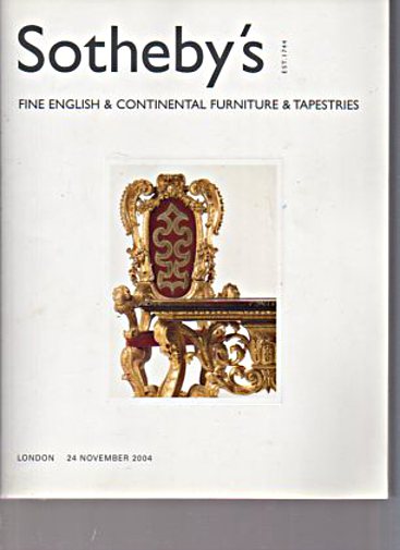 Sothebys 2004 Fine English & Continental Furniture