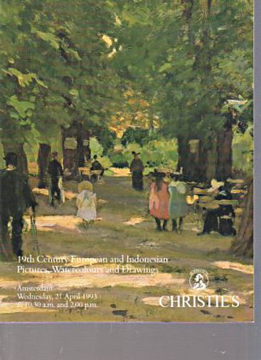 Christies 1993 19th Century European & Indonesian Art