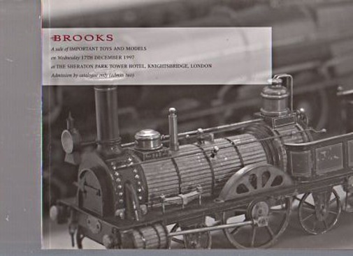 Brooks 1997 Important Toys and Models - Click Image to Close