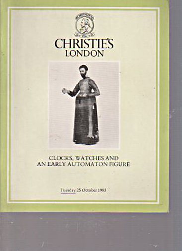 Christies 1983 Clocks, Watches & Early Automaton Figure