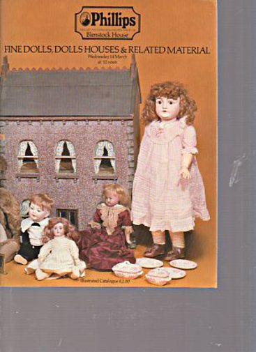 Phillips 1984 Fine Dolls, Dolls Houses, Related Material