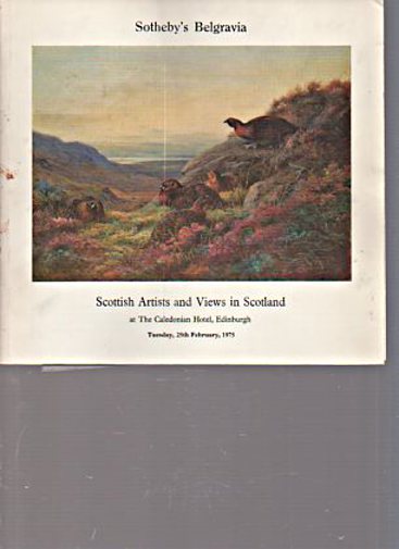 Sothebys February 1975 Scottish Artists & Views in Scotland (Digital only)
