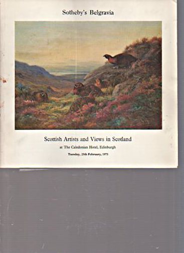 Sothebys February 1975 Scottish Artists & Views in Scotland