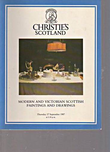 Christies 1987 Modern & Victorian Scottish Paintings, Drawings