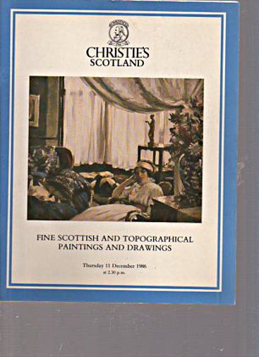 Christies 1986 Fine Scottish Paintings & Drawings