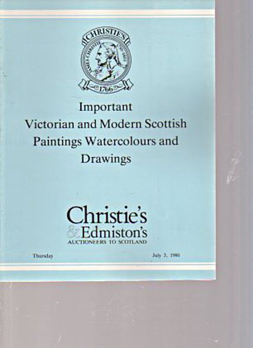 Christies July 1980 Important Victorian & Scottish Paintings