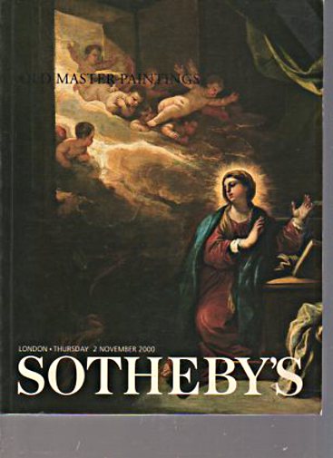 Sothebys November 2000 Old Master Paintings