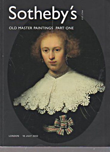 Sothebys 2002 Old Master Paintings Part One