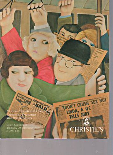 Christies September 1990 Modern British & Continental Paintings