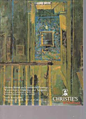 Christies 1993 Modern British & Continental Paintings