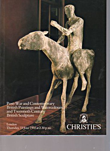 Christies 1992 Post-War & Contemporary British Art