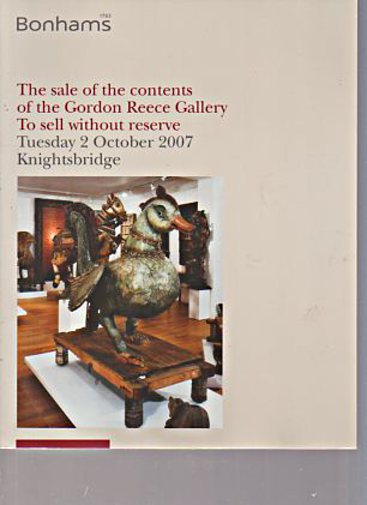 Bonhams 2007 Reece Gallery Collection Tribal art, etc - Click Image to Close