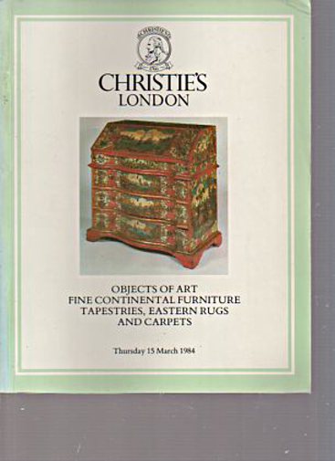 Christies 1984 Fine Continental Furniture, Objects of Art