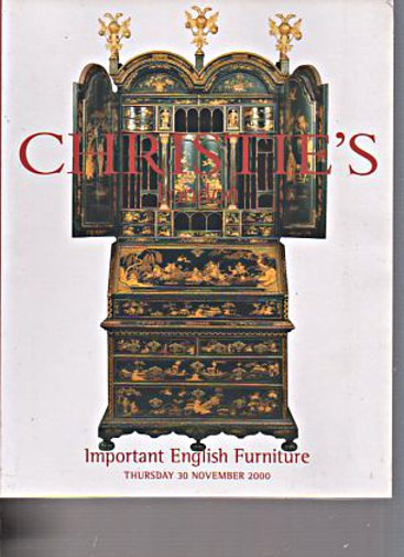Christies 2000 Important English Furniture