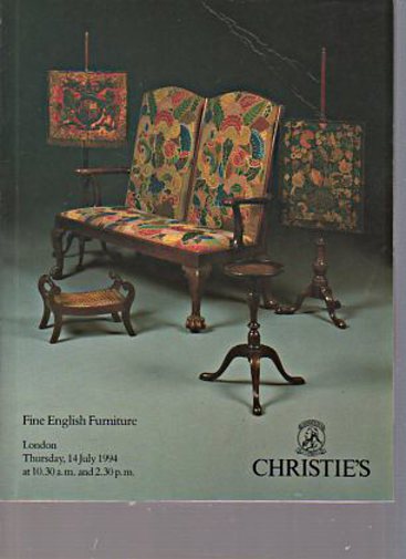 Christies 1994 Fine English Furniture