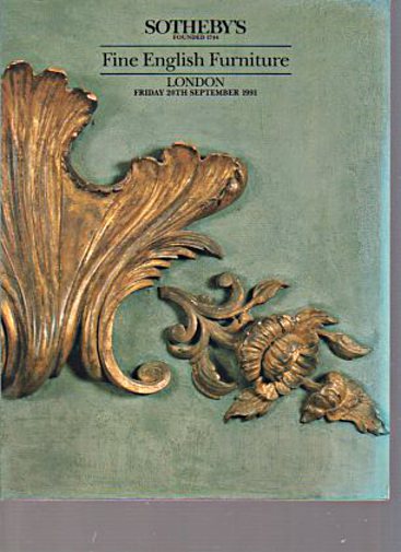 Sothebys September 1991 Fine English Furniture