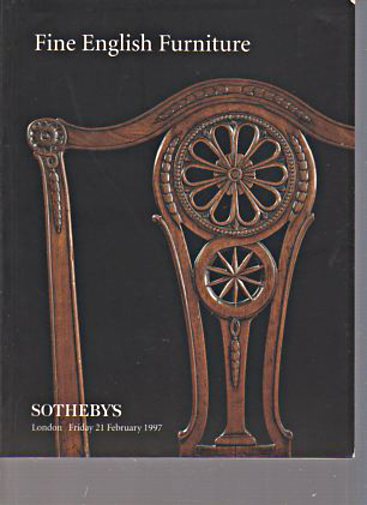 Sothebys February 1997 Fine English Furniture