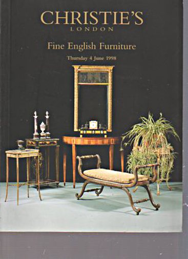 Christies 1998 Fine English Furniture