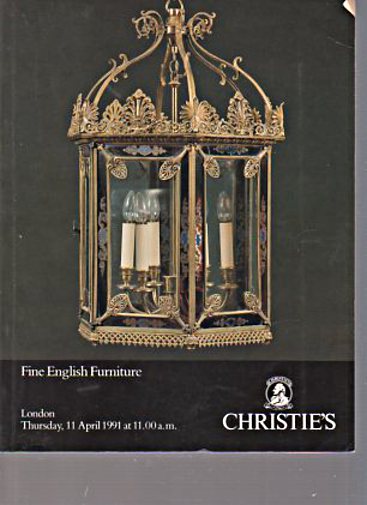 Christies April 1991 Fine English Furniture