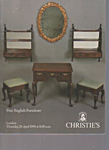 Christies April 1990 Fine English Furniture (Digital only)