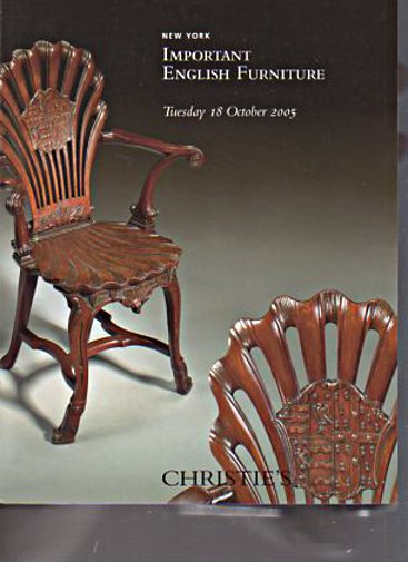 Christies 2005 Important English Furniture
