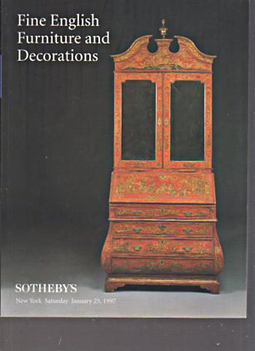 Sothebys 1997 Fine English Furniture, Decorations