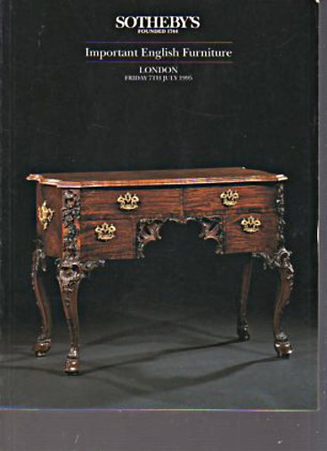 Sothebys July 1995 Important English Furniture