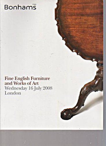 Bonhams 2008 Fine English Furniture & Works of Art - Click Image to Close