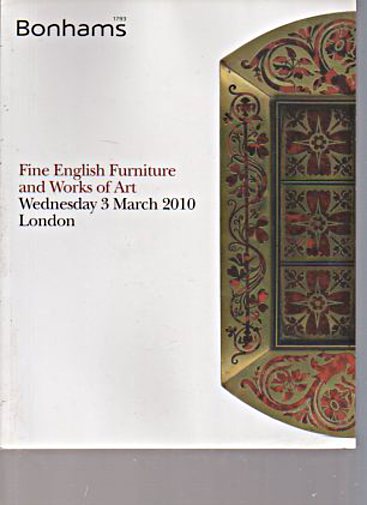 Bonhams March 2010 Fine English Furniture & Works of Art