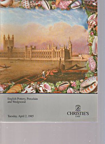 Christies 1985 English Pottery, Porcelain & Wedgwood