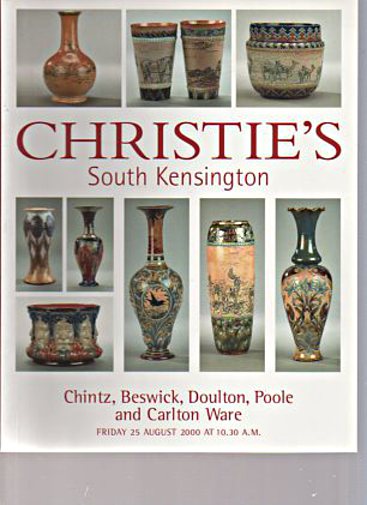 Christies 2000 Chintz, Beswick, Doulton, Poole, Carlton Ware