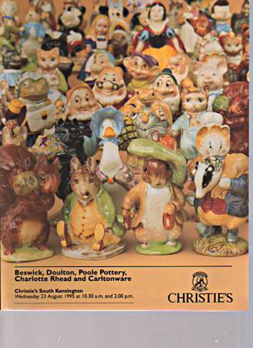 Christies 1995 Beswick, Doulton, Poole Pottery, C.Rhead - Click Image to Close