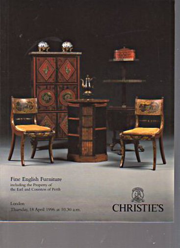Christies April 1996 Fine English Furniture