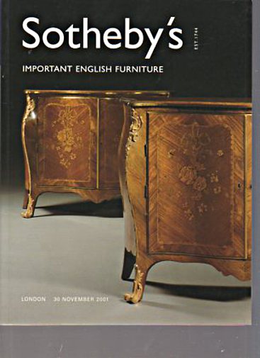Sothebys 2001 Important English Furniture