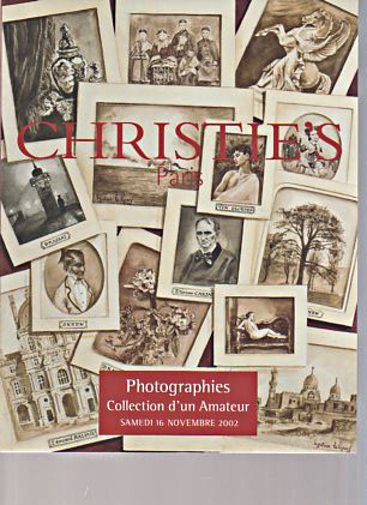 Christies 2002 Photographs - A Private Collection