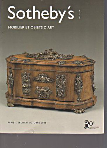 Sothebys 2005 French Furniture & Works of Art