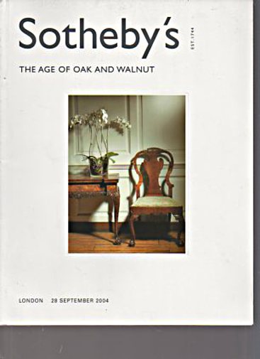 Sothebys 2004 The Age of Oak and Walnut