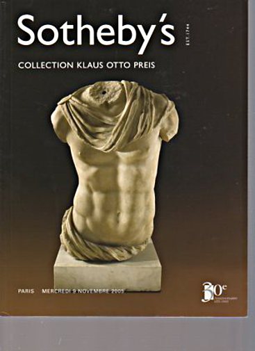 Sothebys 2005 Collection Klaus Otto Preis