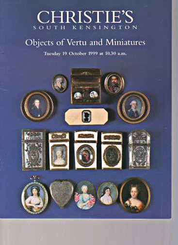 Christies 1999 Objects of Vertu, Miniatures