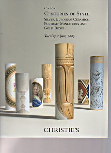 Christies June 2009 Portrait Miniatures, Silver, Gold Boxes