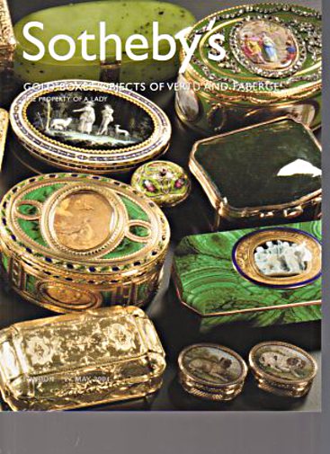 Sothebys 2004 Gold Boxes, Objects of Vertu & Fabergé