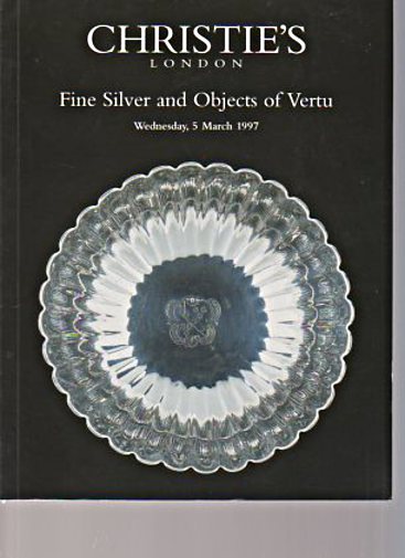 Christies March 1997 Fine Silver & Objects of Vertu
