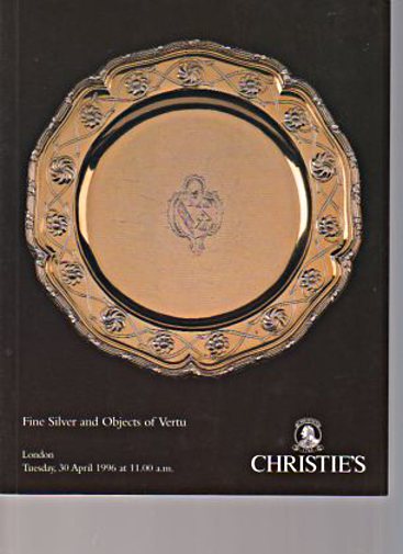 Christies 1996 Fine Silver and Objects of Vertu