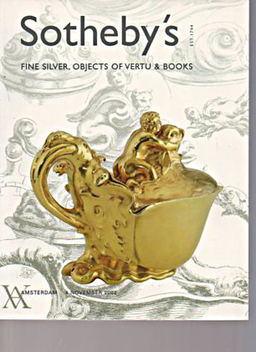 Sothebys 2002 Fine Silver, Objects of Vertu & Books