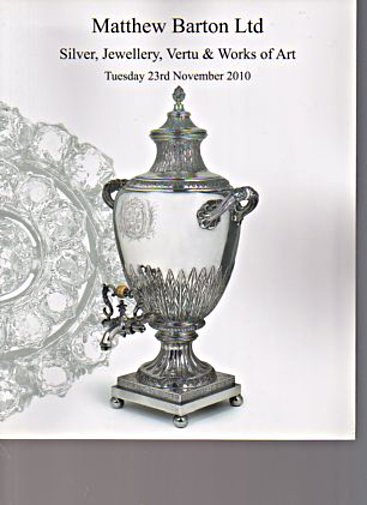 Matthew Barton 2010 Silver, Jewellery, Vertu & WOA (Digital only)